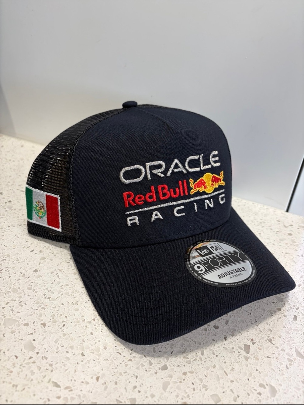 New Era 9Forty Red Bull Oracle Formula 1 Racing Checo Adjustable SnapBack Hat